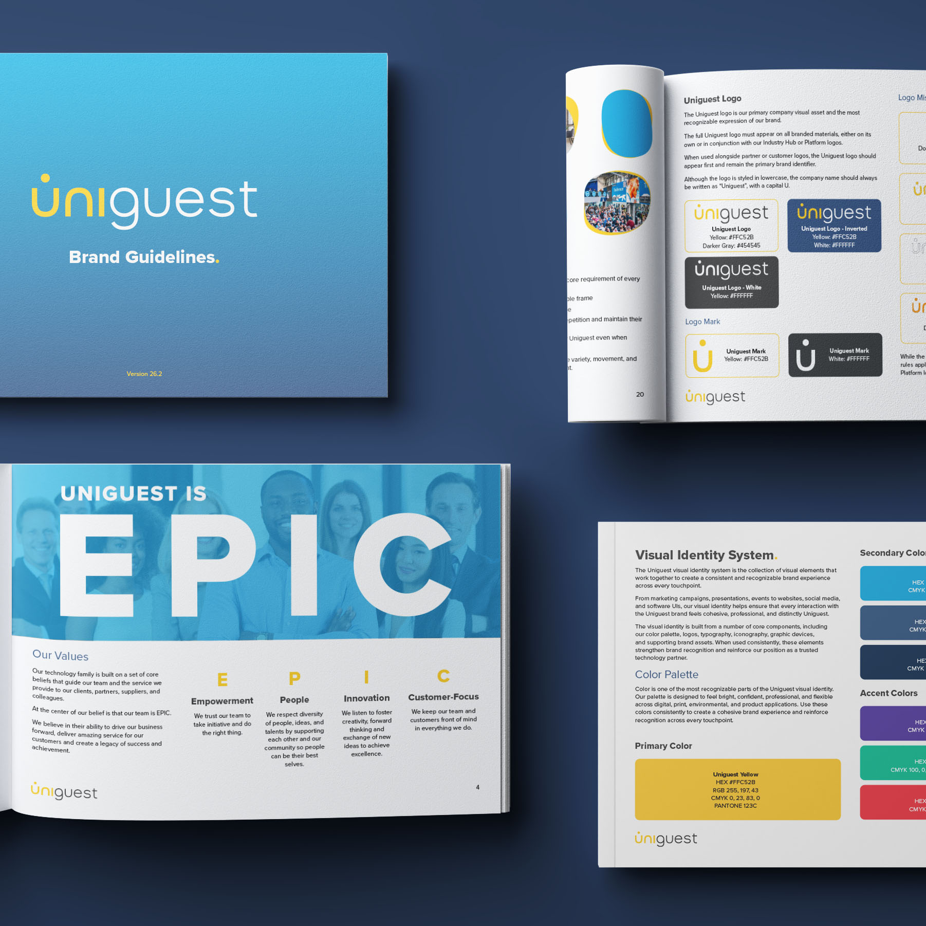 UNIGUEST GLOBAL REBRAND, Brand Identity & Collateral